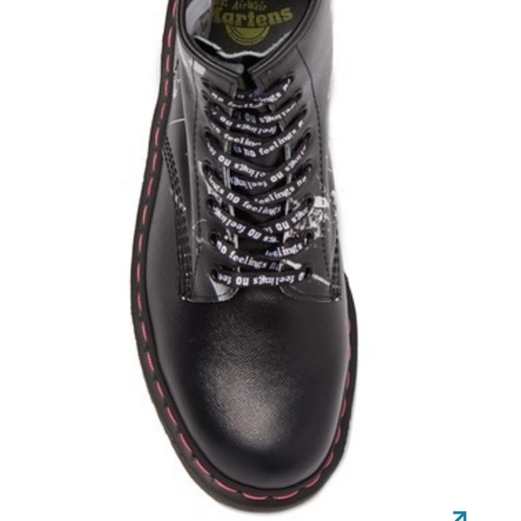 SEX PISTOLS X DR MARTENS BLK LEATHER LACE-UP BOOT - Picture 4 of 7